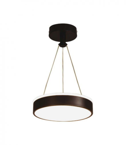 VT-7765-B 12W Lampa wisząca dekoracyjna LED, Barwa: neutralna 4000K, Kolor: Czarny, 1280lm, 240x500mm, V-TAC 6931