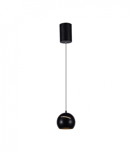 VT-7797-B 8.5W Lampa Wisząca LED, Włącznik dotykowy, Barwa: ciepła 3000K, Obudowa: Czarna, 850lm, 120x1600mm, V-TAC 8001