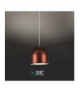 VT-7795-B 8.5W Lampa Wisząca LED, Włącznik dotykowy, Barwa: ciepła 3000K, Obudowa: Brązowa, 850lm, 100x1600mm, V-TAC 7997