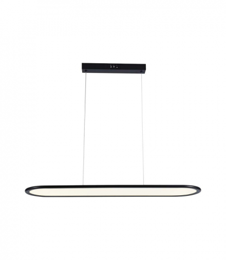 VT-7821-B 24W Lampa wisząca LED (80*100CM), Barwa: ciepła 3000K, Obudowa: Czarna, 3000lm, 800x200x1040mm, V-TAC 10046