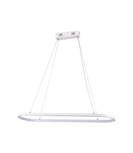VT-7825-W 24W Lampa wisząca LED ciepła 3000K, Obudowa: Biała, 2760lm, 790x200x1080mm, V-TAC 10056