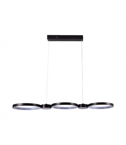 VT-7820-B 38W Lampa wisząca LED (95*100CM), Barwa: neutralna 4000K, Obudowa: Czarna, 4560lm, 974x260x1100mm, V-TAC 10043