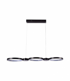 VT-7820-B 38W Lampa wisząca LED (95*100CM), Barwa: ciepła 3000K, Obudowa: Czarna, 4560lm, 974x260x1100mm, V-TAC 10044