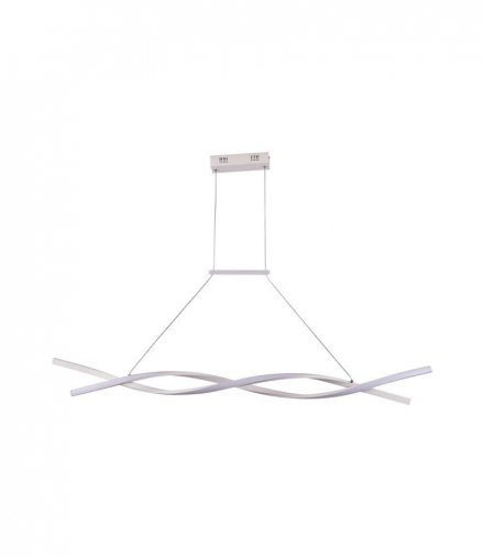 VT-7822-W 30W Lampa wisząca LED (120*100CM), Barwa: ciepła 3000K, Obudowa: Biała, 3450lm, 1200x120x1150mm, V-TAC 10050