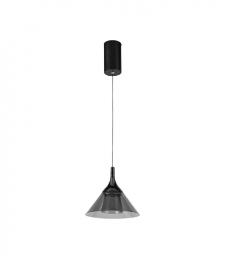 VT-7831-B 9W Lampa wisząca LED (19.5*17.5*100CM), Barwa: neutralna 4000K, Obudowa: Czarna, 1000lm, 200x1300mm, V-TAC 10081
