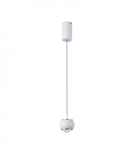 VT-7830-W 9W Lampa wisząca LED (10*10*100CM), Barwa: neutralna 4000K, Obudowa: Biała, 1000lm, 100x1230mm, V-TAC 10079
