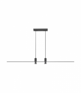 VT-7827 19W Lampa wisząca LED (80*100CM), Barwa: neutralna 4000K, Obudowa: Czarna, 2160lm, 800x1150mm, V-TAC 10088