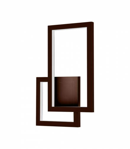 VT-11120-C 20W Lampa ścienna LED, Barwa: neutralna 4000K, Obudowa: Brązowy, IP54, 2660lm, 420x60x290mm, V-TAC 6841