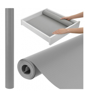 Mata antypoślizgowa do szuflad, szafek, kuchni, ochronna, gruba, wodoodporna, 5mb, 500x50cm, szara, Ruhhy 26866 18779
