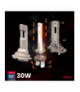 Żarówki samochodowe LED seria H25 CANBUS H7 H18 12V 30W AMiO 04712