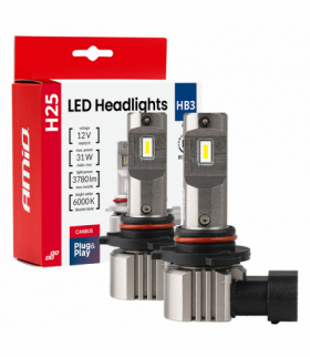 Żarówki samochodowe LED seria H25 CANBUS HB3 9005 12V 31W AMiO 04714