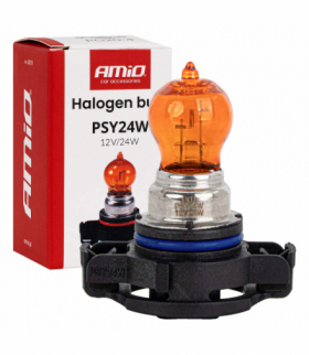 Żarówka halogenowa PSY24W 12V 24W PG20-4 AMBER AMiO 04519