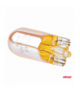 Żarówki halogenowe WY5W 12V5W LumiTec pomarańczowe chrom 2szt. AMiO 04626