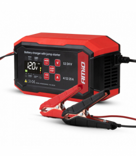 Prostownik cyfrowy z wspomaganiem rozruchu AGM GEL STD LFP MAX 25A 12V 24V PRO AMiO 04530