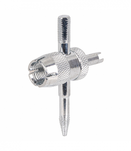 Klucz do wentyli gwintownik wkrętak kalibrownik 4w1 AMiO 04471