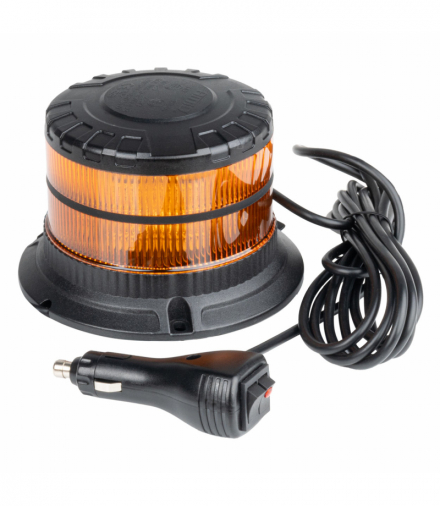 Lampa ostrzegawcza błyskowa kogut LED W29M 12V 24V AMiO 04110