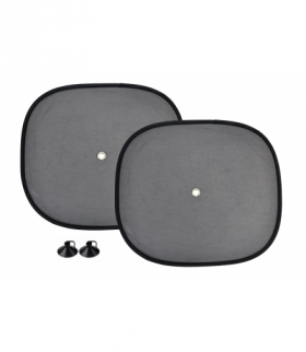 Osłony 2szt 44x38cm boczne zasłony przeciwsłoneczne do auta AMiO 01537