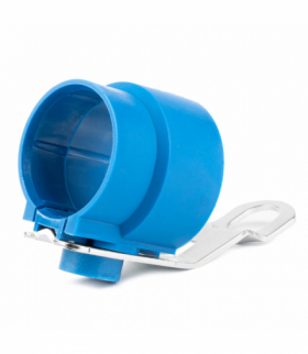 Uchwyt wtyczki przyczepy niebieski AMiO 04386