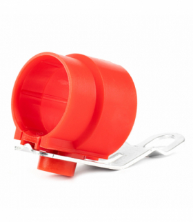 Uchwyt wtyczki przyczepy czerwony AMiO 04387