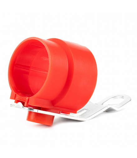 Uchwyt wtyczki przyczepy czerwony AMiO 04387