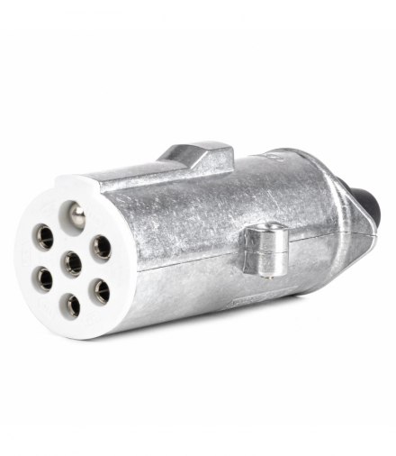 Wtyk przyczepy 7 PIN typ S 24V TIR, rozciągalny AMiO 04791