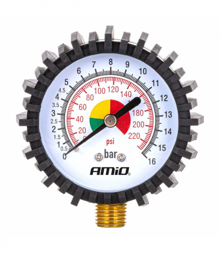 Ciśnieniomierz analogowy manometr 16 bar G 1/4" AMiO 04467