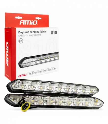 Światła do jazdy dziennej DRL 810 AMiO 01266