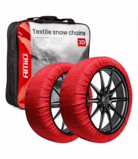 Łańcuchy śniegowe tekstylne 3D 2szt. rozmiar XS EN16662-1 Önorm V5121 AMiO 04506