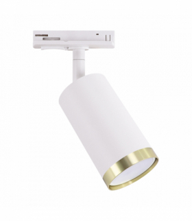 Oprawa do zamontowania na szynoprzewodzie OSLO TRA GU10 WHITE/GOLDEN biały/złoty Struhm 04929