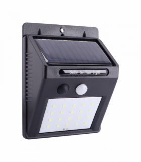 Lampa solarna LED z czujnikiem ruchu DEMO LED PIR 2W CW czarny Struhm 04942