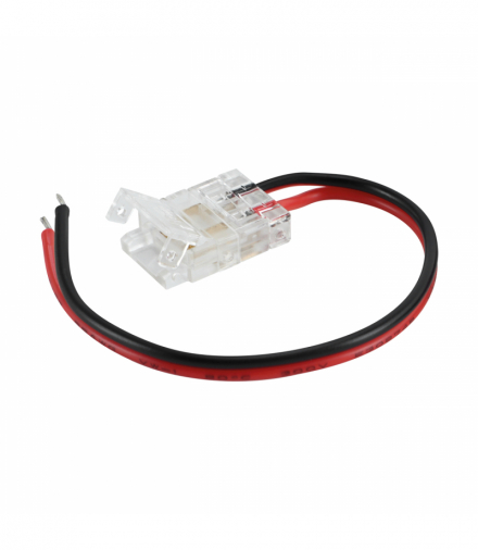 Łącznik do taśm COB LED LARGO LED CONNECTOR wire 15cm przezroczysty Struhm 04806