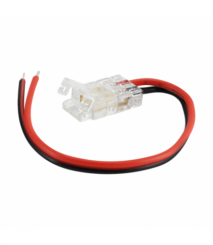 Łącznik do taśm SMD LED LATE LED CONNECTOR wire 15cm przezroczysty Struhm 04803