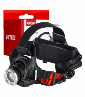 Latarka czołowa akumulatorowa T6 3600mAh (BATT) AMiO 04664