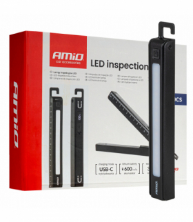 Zestaw lamp inspekcyjnych akumulatorowych XTE+SMD 600mAh 10 szt. (BATT) AMiO 04670