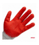 Rękawice wampirki bawełniano-poliestrowe powlekane lateksem 10 par rozmiar 9 AMiO 04630
