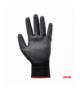 Rękawice ochronne poliuretanowe rozmiar 8 3131X 4szt. AMiO 04631