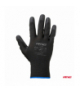 Rękawice ochronne poliuretanowe rozmiar 9 3131X 4szt. AMiO 04632