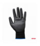 Rękawice ochronne poliuretanowe rozmiar 9 3131X 4szt. AMiO 04632