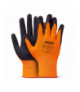 Rękawice ochronne poliestrowe powlekane pianą lateksową rozmiar 8 2132X 4szt. AMiO 04639