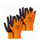 Rękawice ochronne poliestrowe powlekane pianą lateksową rozmiar 10 2132X 4szt. AMiO 04641