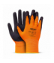 Rękawice ochronne poliestrowe powlekane pianą lateksową rozmiar 10 2132X 4szt. AMiO 04641