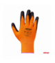 Rękawice ochronne poliestrowe powlekane pianą lateksową rozmiar 11 2132X 4szt. AMiO 04642