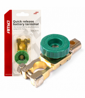 Wyłącznik masy akumulatora hebel rygiel klema AMiO 03022