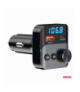 Transmiter samochodowy FM 1×USB-A 1×USB-C 12V 24V AMiO 04647