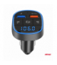 Transmiter samochodowy FM 2×USB-A 12V 24V AMiO 04648