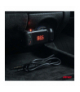 Transmiter samochodowy FM składany 2×USB-A 12V 24V AMiO 04650