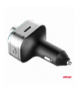 Transmiter samochodowy FM 2×USB-A 1×USB-C microSD 12V 24V AMiO 04652