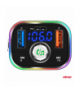 Transmiter samochodowy FM 2×USB-A 1×USB-C microSD 12V 24V AMiO 04652
