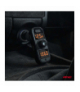 Transmiter samochodowy FM 2×USB-A 1×USB-C mircoSD 12V 24V AMiO 04653
