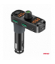 Transmiter samochodowy FM 2×USB-A 1×USB-C mircoSD 12V 24V AMiO 04653